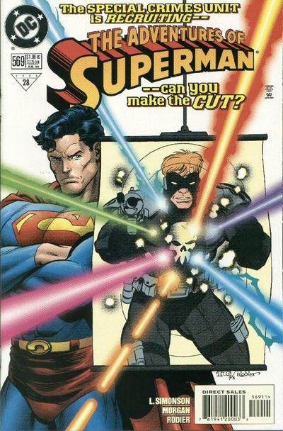 Cover for Adventures of Superman (DC, 1987 series) #569 [Direct Sales]