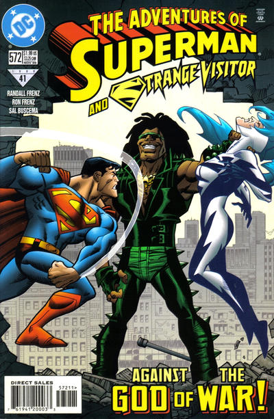 Cover for Adventures of Superman (DC, 1987 series) #572 [Direct Sales]