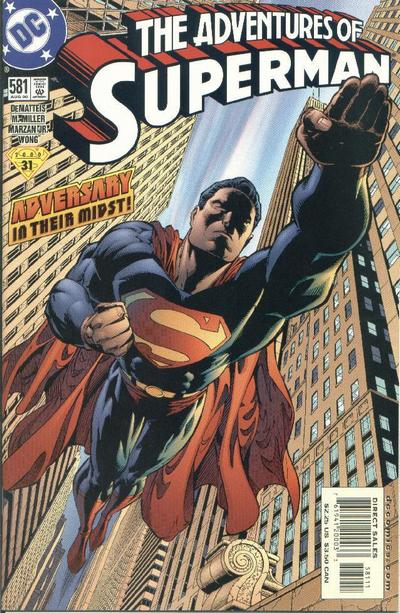 Cover for Adventures of Superman (DC, 1987 series) #581 [Direct Sales]