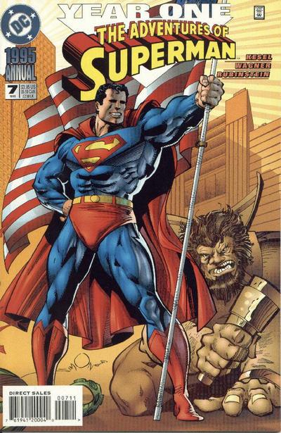 Cover for Adventures of Superman Annual (DC, 1987 series) #7 [Direct Sales]