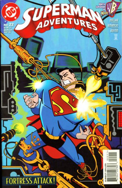 Cover for Superman Adventures (DC, 1996 series) #22 [Direct Sales]