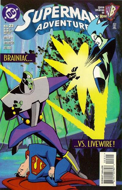 Cover for Superman Adventures (DC, 1996 series) #23 [Direct Sales]