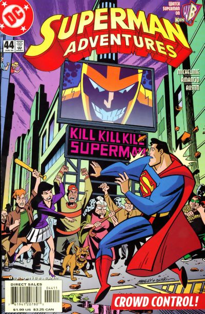 Cover for Superman Adventures (DC, 1996 series) #44 [Direct Sales]