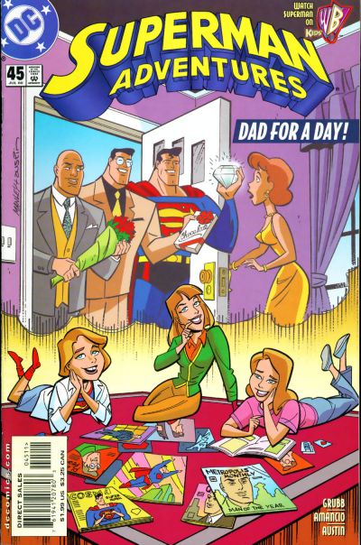 Cover for Superman Adventures (DC, 1996 series) #45 [Direct Sales]