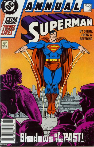 Cover for Superman Annual (DC, 1987 series) #2 [Newsstand]