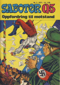 Cover for Sabotør Q5 (Serieforlaget / Se-Bladene / Stabenfeldt, 1971 series) #7/1971