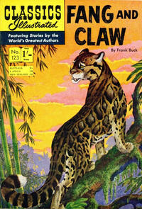 Cover Thumbnail for Classics Illustrated (Thorpe & Porter, 1951 series) #123 - Fang and Claw [Price difference HRN 123]