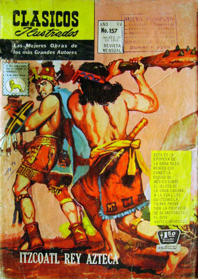 Cover for Clásicos Ilustrados (Editora de Periódicos, S. C. L. "La Prensa", 1951 series) #157 - Itzcoatl Rey Azteca
