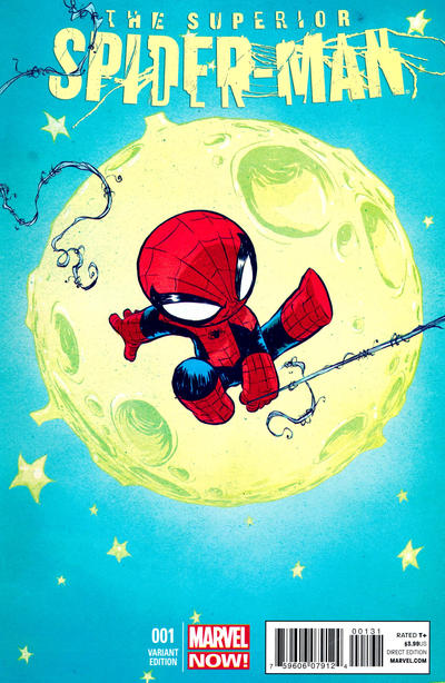 Cover for Superior Spider-Man (Marvel, 2013 series) #1 [Variant Edition - Skottie Young Cover]