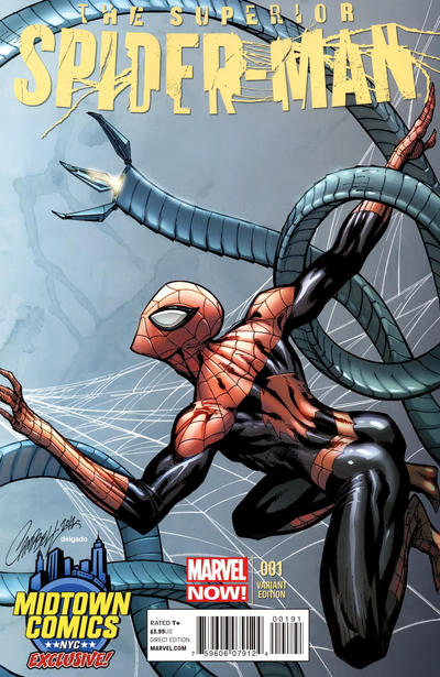 Scott Campbell Midtown Comics Variant J SUPERIOR SPIDER-MAN #31 NM