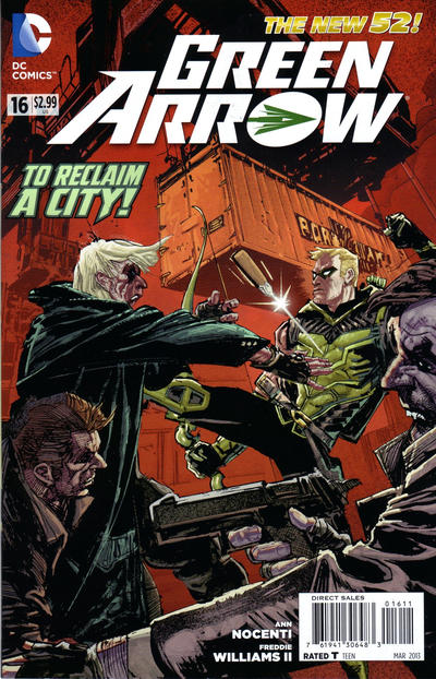 Cover for Green Arrow (DC, 2011 series) #16 [Direct Sales]
