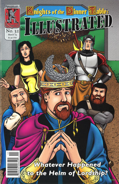 Cover for Knights of the Dinner Table Illustrated (Kenzer and Company, 2000 series) #32