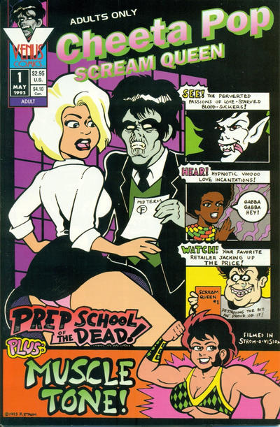 Cover for Cheeta Pop Scream Queen (Antarctic Press, 1993 series) #1