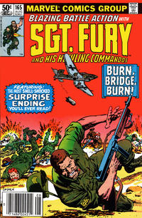 Cover for Sgt. Fury and His Howling Commandos (Marvel, 1974 series) #165 [Newsstand]