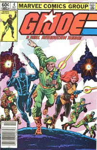 Cover Thumbnail for G.I. Joe, A Real American Hero (Marvel, 1982 series) #4 [Newsstand]