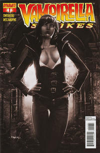 Cover Thumbnail for Vampirella Strikes (Dynamite Entertainment, 2013 series) #1 [David Finch "Black and white" cover]