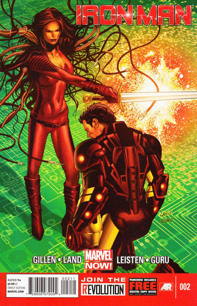 Cover for Iron Man (Marvel, 2013 series) #2