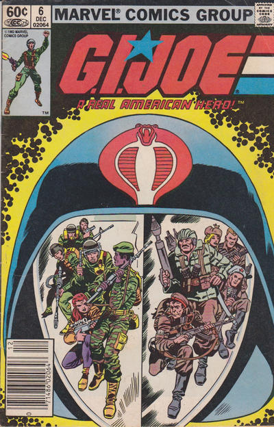 Cover for G.I. Joe, A Real American Hero (Marvel, 1982 series) #6 [Newsstand]