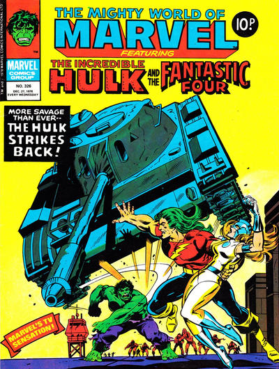 Cover for The Mighty World of Marvel (Marvel UK, 1972 series) #326
