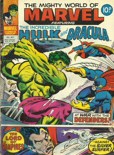 Cover for The Mighty World of Marvel (Marvel UK, 1972 series) #257