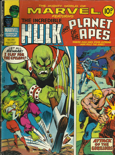 Cover for The Mighty World of Marvel (Marvel UK, 1972 series) #244