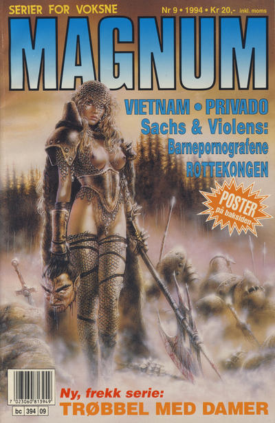 Cover for Magnum (Bladkompaniet / Schibsted, 1988 series) #9/1994
