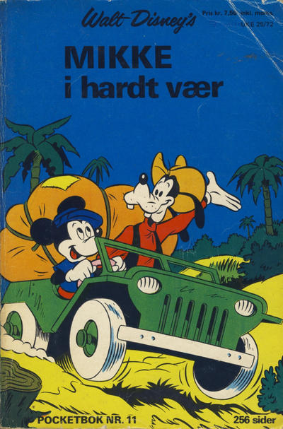Cover for Donald Pocket (Hjemmet / Egmont, 1968 series) #11 - Mikke i hardt vær [1. opplag]
