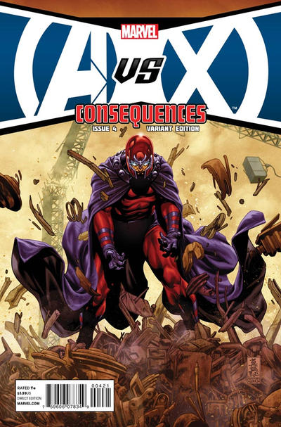 Cover for AVX: Consequences (Marvel, 2012 series) #4 [Variant Cover by Mark Brooks]