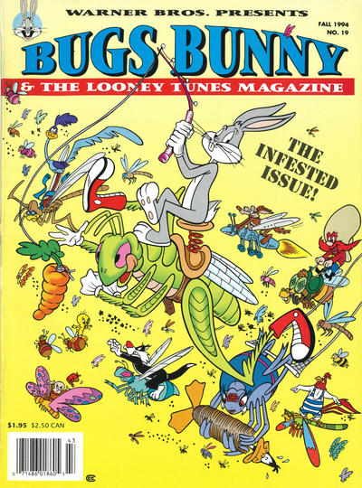 Cover for Warner Bros. Presents Bugs Bunny & the Looney Tunes Magazine (Welsh Publishing Group, 1992 series) #19