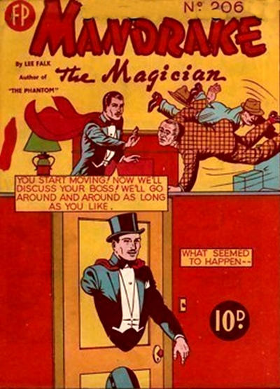 Cover for Mandrake the Magician (Feature Productions, 1950 ? series) #206