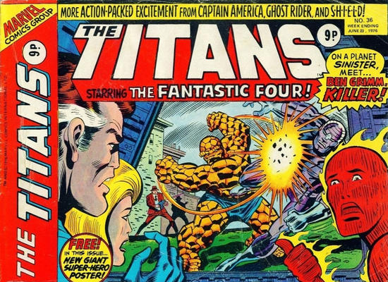 Cover for The Titans (Marvel UK, 1975 series) #36