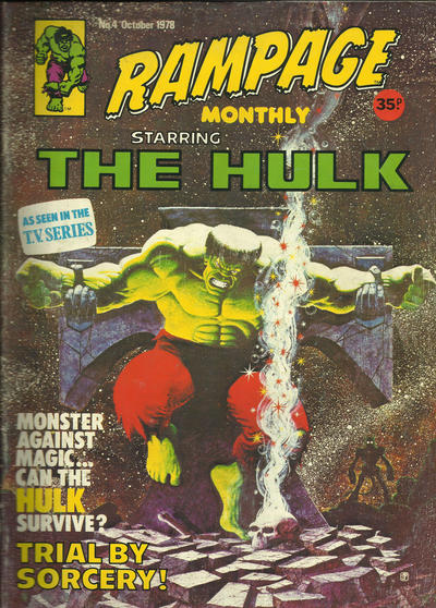 Cover for Rampage Monthly (Marvel UK, 1978 series) #4
