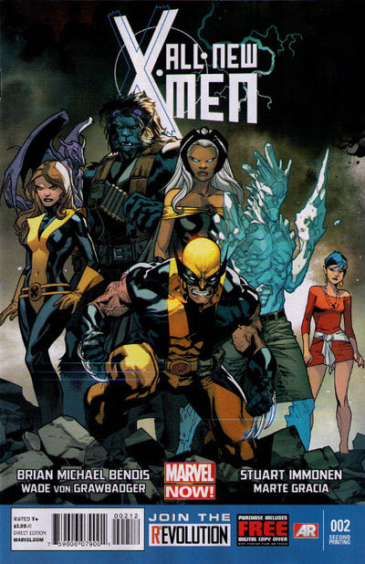 Cover for All-New X-Men (Marvel, 2013 series) #2 [Second Printing Variant]