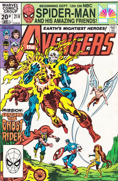 Cover for The Avengers (Marvel, 1963 series) #214 [British]