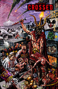 Cover Thumbnail for Crossed Badlands (Avatar Press, 2012 series) #20 [End Of The World Wraparound Variant Cover by Raulo Caceres]