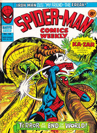 Cover Thumbnail for Spider-Man Comics Weekly (Marvel UK, 1973 series) #145