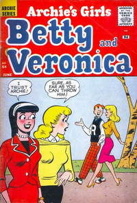 Cover Thumbnail for Archie's Girls Betty and Veronica (Archie, 1950 series) #54 [British]