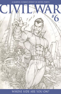 Cover Thumbnail for Civil War (Marvel, 2006 series) #6 [Retailer Incentive Sketch Cover]