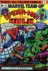 Cover for Marvel Team-Up (Marvel, 1972 series) #27 [British]