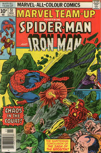 Cover for Marvel Team-Up (Marvel, 1972 series) #51 [British]