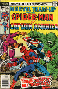 Cover Thumbnail for Marvel Team-Up (Marvel, 1972 series) #52 [British]