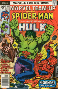 Cover for Marvel Team-Up (Marvel, 1972 series) #53 [British]