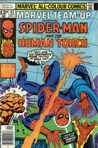 Cover Thumbnail for Marvel Team-Up (Marvel, 1972 series) #61 [British]