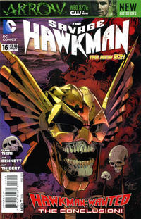 Cover Thumbnail for The Savage Hawkman (DC, 2011 series) #16