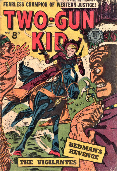 Cover for Two-Gun Kid (Horwitz, 1954 series) #2