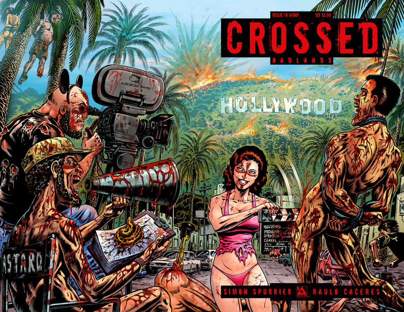 Cover for Crossed Badlands (Avatar Press, 2012 series) #19 [Wraparound Variant Cover by Raulo Caceres]