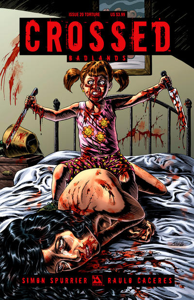 Cover for Crossed Badlands (Avatar Press, 2012 series) #20 [Torture Variant Cover by Raulo Caceres]