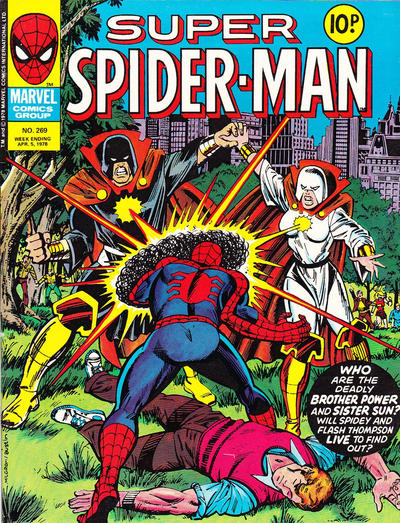Cover for Super Spider-Man (Marvel UK, 1976 series) #269