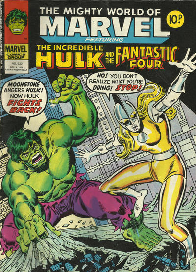 Cover for The Mighty World of Marvel (Marvel UK, 1972 series) #323