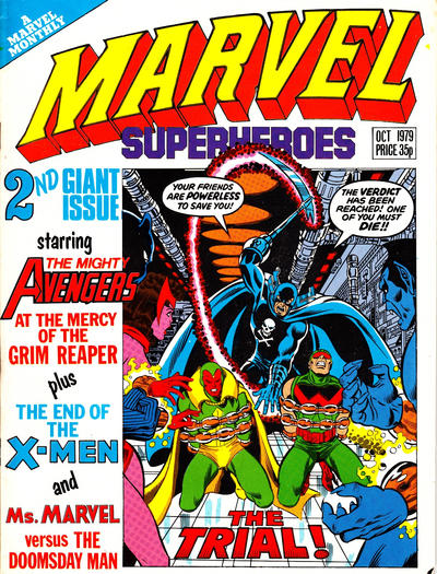 Cover for Marvel Superheroes [Marvel Super-Heroes] (Marvel UK, 1979 series) #354